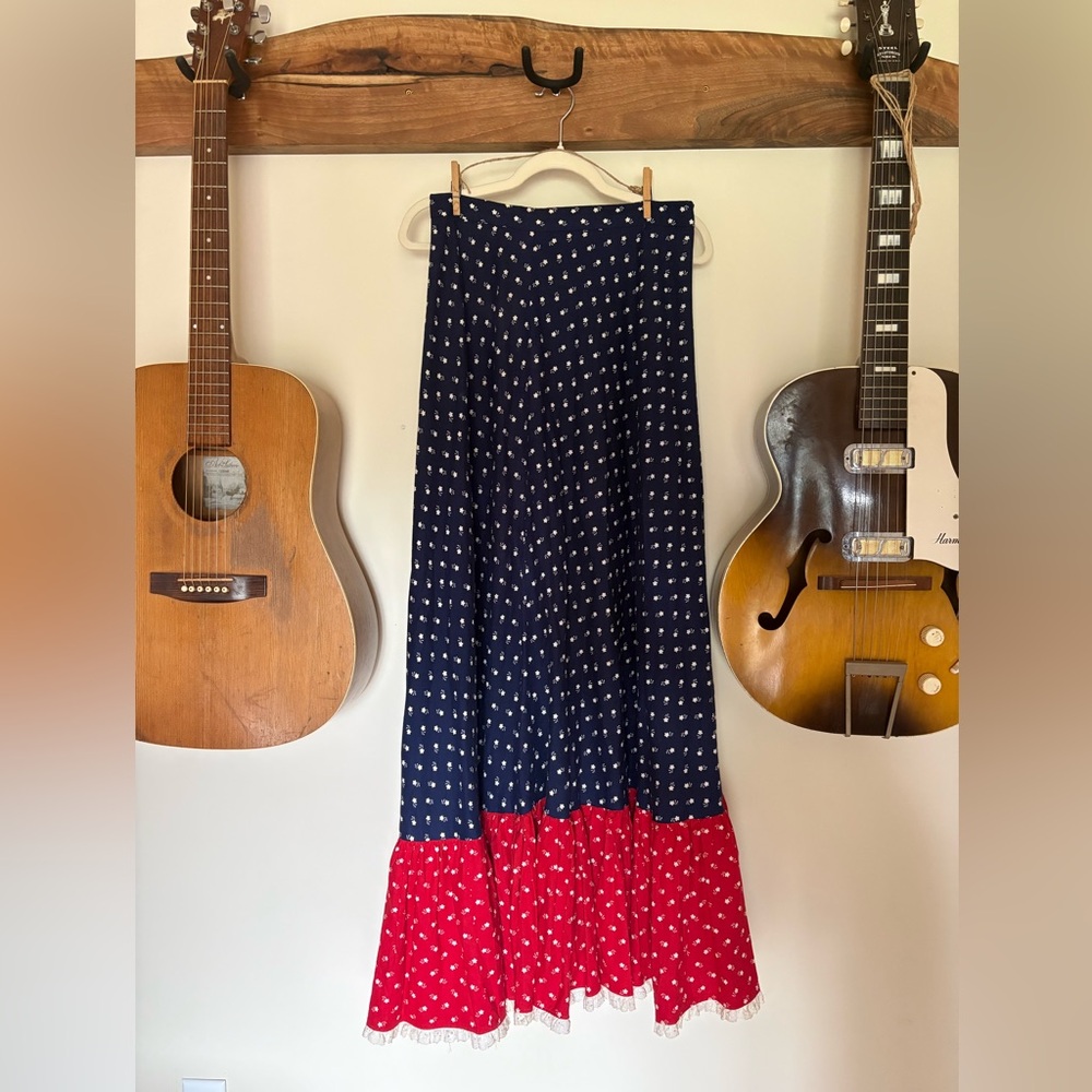 Gunne sax inspired prairie skirt